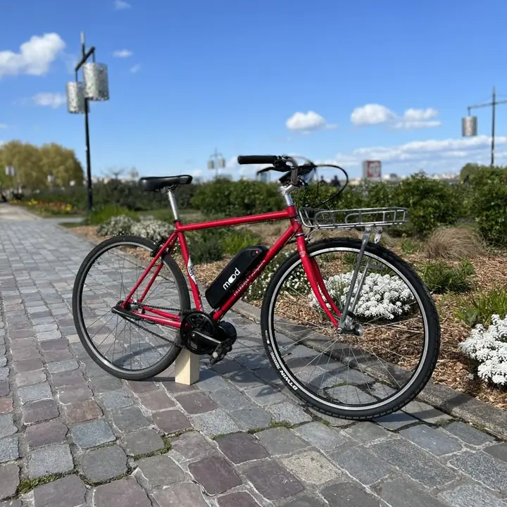 VTC électrifié par Mood, photographié dans Bordeaux